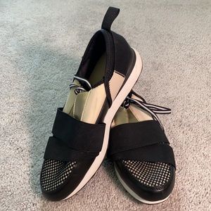 Worn once! Black/gold Sneakers from Target